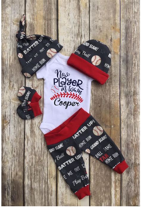 baseball newborn outfit|More.